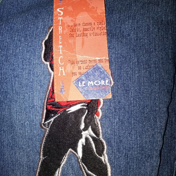 STUNNING AND STYLISH LE MORE JEANS (MADE IN KOREA) SIZE 11 - Picture 6 of 11